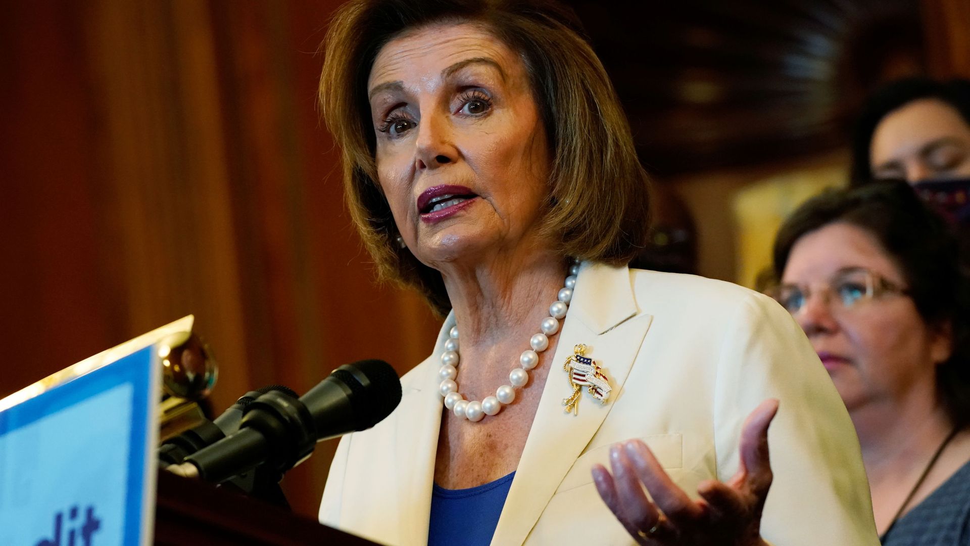 Speaker of the House Nancy Pelosi (D-CA) speaks during a news conference with mothers helped by Child Tax Credit payments at the U.S. Capitol in Washington, 20 July 2021. Speaker of the House Nancy Pelosi (D-CA) speaks during a news conference with mothers helped by Child Tax Credit payments at the U.S. Capitol in Washington, 20 July 2021. - Sputnik International, 1920, 26.07.2021