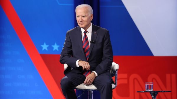 U.S. President Joe Biden participates in a town hall-style interview at Mount St. Joseph University in Cincinnati, Ohio, U.S. July 21, 2021. - Sputnik International
