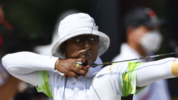 Tokyo 2020 Olympics - Archery - Women's Individual - Ranking Round - Yumenoshima Archery Field, Tokyo, Japan - July 23, 2021 Tokyo 2020 Olympics - Archery - Women's Individual - Ranking Round - Yumenoshima Archery Field, Tokyo, Japan - July 23, 2021 - Sputnik International