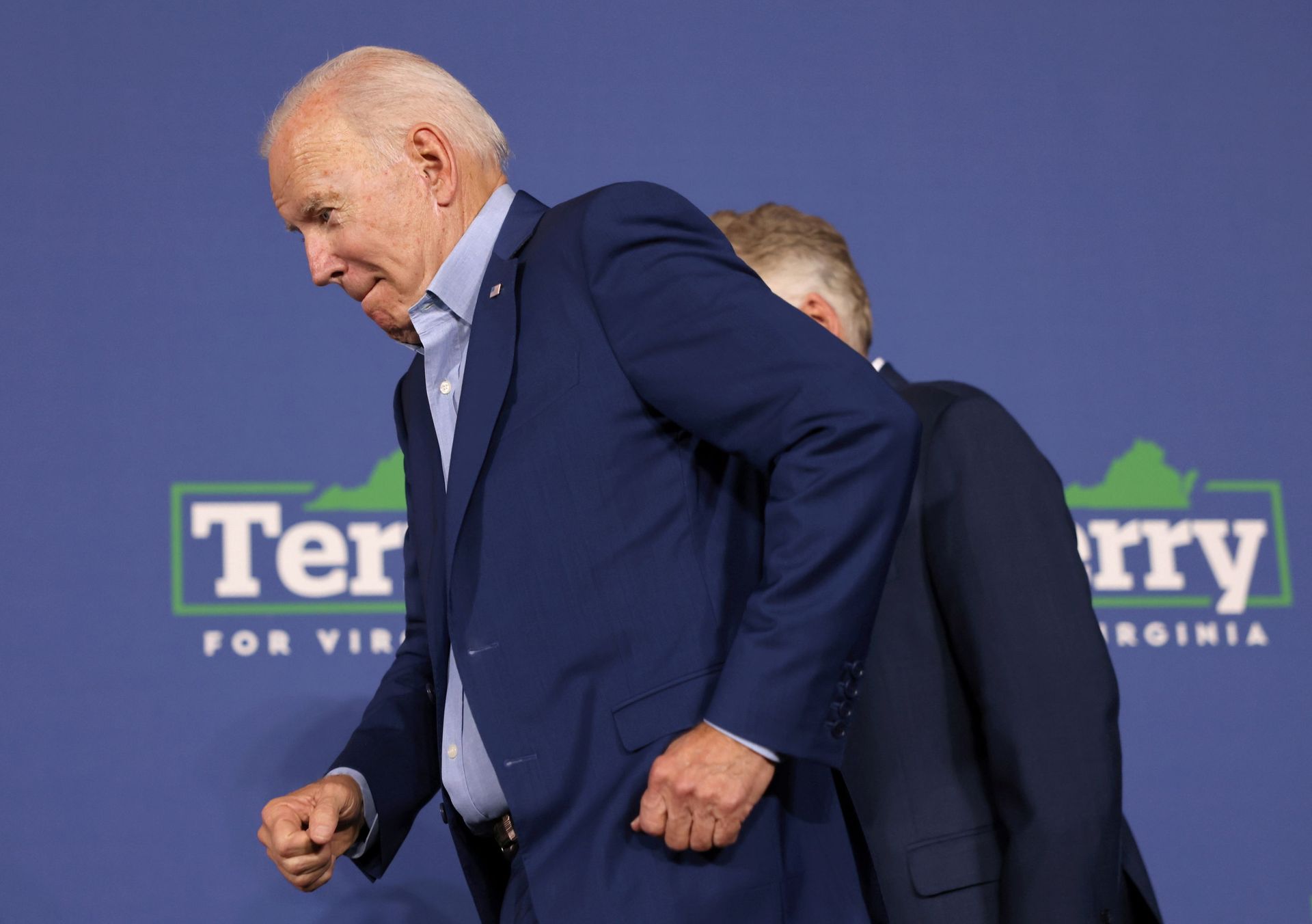 U.S. President Joe Biden participates in a campaign event for Virginia gubernatorial candidate Terry McAuliffe at Lubber Run Park in Arlington, Virginia, U.S., July 23, 2021 U.S. President Joe Biden participates in a campaign event for Virginia gubernatorial candidate Terry McAuliffe at Lubber Run Park in Arlington, Virginia, U.S., July 23, 2021 - Sputnik International, 1920, 16.10.2021