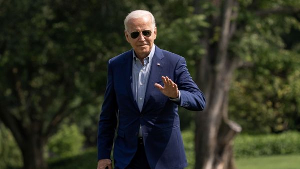 U.S. President Joe Biden exits Marine One after returning from Wilmington, Delaware, on the South Lawn at the White House in Washington, U.S., July 25, 2021. - Sputnik International