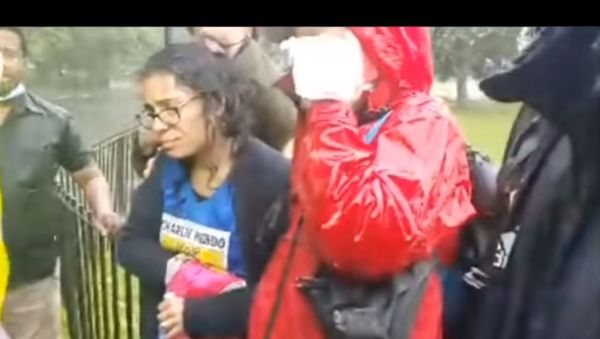 A woman stabbed at Speakers Corner on 25 July 2021 - Sputnik International
