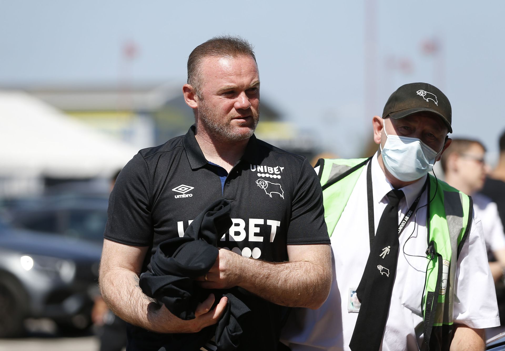 Pre Season Friendly - Derby County v Manchester United - Pride Park, Derby, Britain - July 18, 2021 Derby County manager Wayne Rooney arrives for the match  - Sputnik International, 1920, 07.09.2021