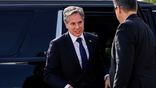 U.S. Secretary of State Antony Blinken exits his vehicle prior to departing Washington on travel to New Delhi, India and Kuwait City, Kuwait at Joint Base Andrews, Maryland, U.S., July 26, 2021. - Sputnik International