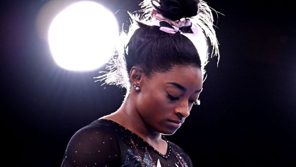 FILE PHOTO: Tokyo 2020 Olympics - Gymnastics Artistic Training - Ariake Gymnastics Centre, Tokyo, Japan - July 22, 2021 Simone Biles of the United States during training - Sputnik International