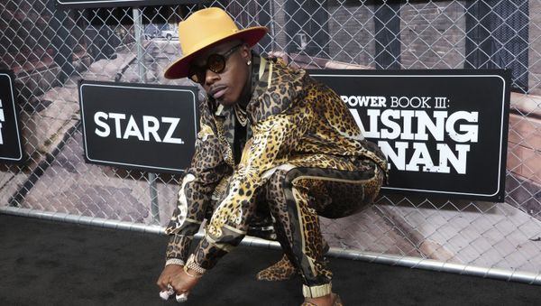 FILE - DaBaby attends the world premiere of Power Book III: Raising Kanan at the Hammerstein Ballroom on Thursday, July 15, 2021, in New York. DaBaby was cut Sunday, Aug. 1, 2021 from Lollapalooza's closing lineup following crude and homophobic remarks he made last week at a Miami-area music festival. - Sputnik International