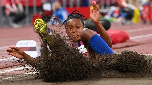 Keturah Orji of the United States in action. Women's Triple Jump - Qualification - Sputnik International
