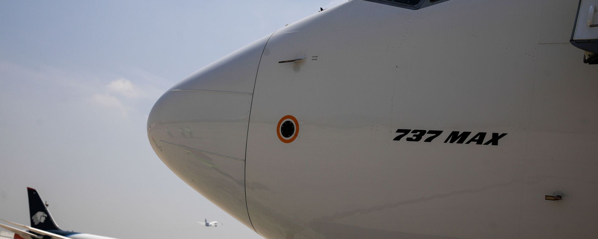 An Aeromexico Boeing 737 MAX 9 cockpit, part of the new airplanes incorporated to its fleet, is pictured at the Benito Juarez International airport, in Mexico City, Mexico, July 14, 2021. - Sputnik International, 1920, 05.08.2021