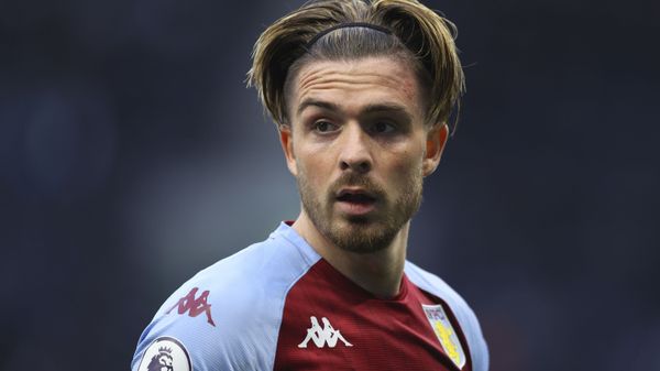 FILE - In this Wednesday, May 19, 2021 file photo, Aston Villa's Jack Grealish looks on during the English Premier League soccer match between Tottenham Hotspur and Aston Villa at the Tottenham Hotspur Stadium in London. Premier League champion Manchester City has broken the British transfer record to sign midfielder Jack Grealish from Aston Villa. City reportedly paid a transfer fee of 100 million pounds ($139 million) — the most ever by a Premier League club. The 25-year-old Grealish signed a six-year contract. - Sputnik International