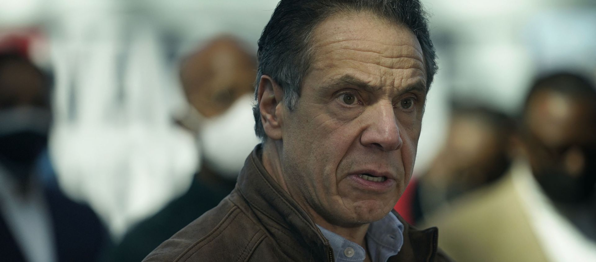 New York Governor Andrew Cuomo speaks at a vaccination site on March 8, 2021, in New York. ( - Sputnik International, 1920, 06.08.2021