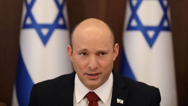 Israeli Prime Minister Naftali Bennett attends the weekly cabinet meeting at the prime minister's office in Jerusalem August 1, 2021. - Sputnik International
