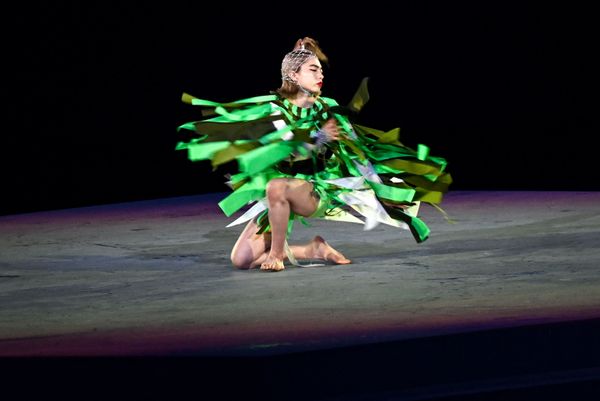 The Japanese dancer Aoi Yamada performs during the closing ceremony of the Tokyo 2020 Olympic Games. - Sputnik International