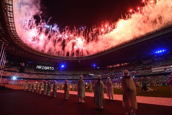 General view inside the Olympic Stadium during the closing ceremony. - Sputnik International