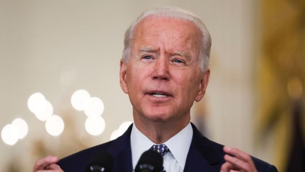 U.S. President Joe Biden answers questions from reporters in the East Room of the White House in Washington, U.S., August 10, 2021. U.S. President Joe Biden answers questions from reporters in the East Room of the White House in Washington, U.S., August 10, 2021. - Sputnik International