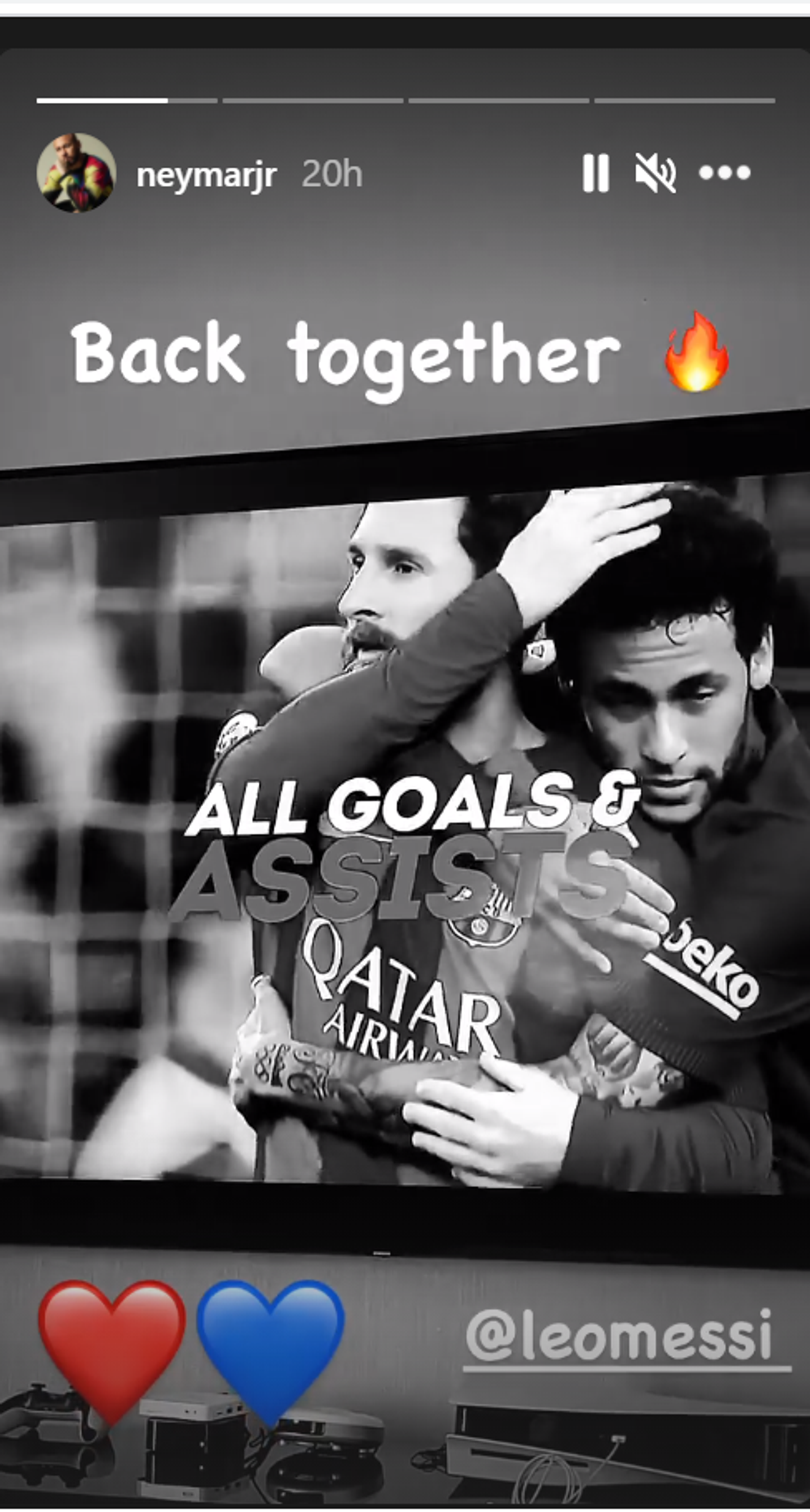 A screenshot of Neymar's Instagram story - Sputnik International, 1920, 07.09.2021