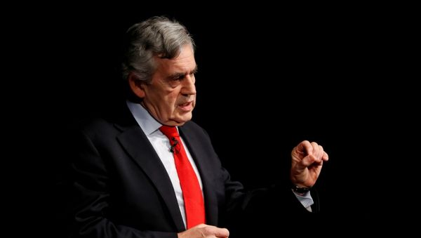 Britain's former Prime Minister Gordon Brown speaks at an event in Edinburgh, Scotland, Britain January 17, 2019 - Sputnik International