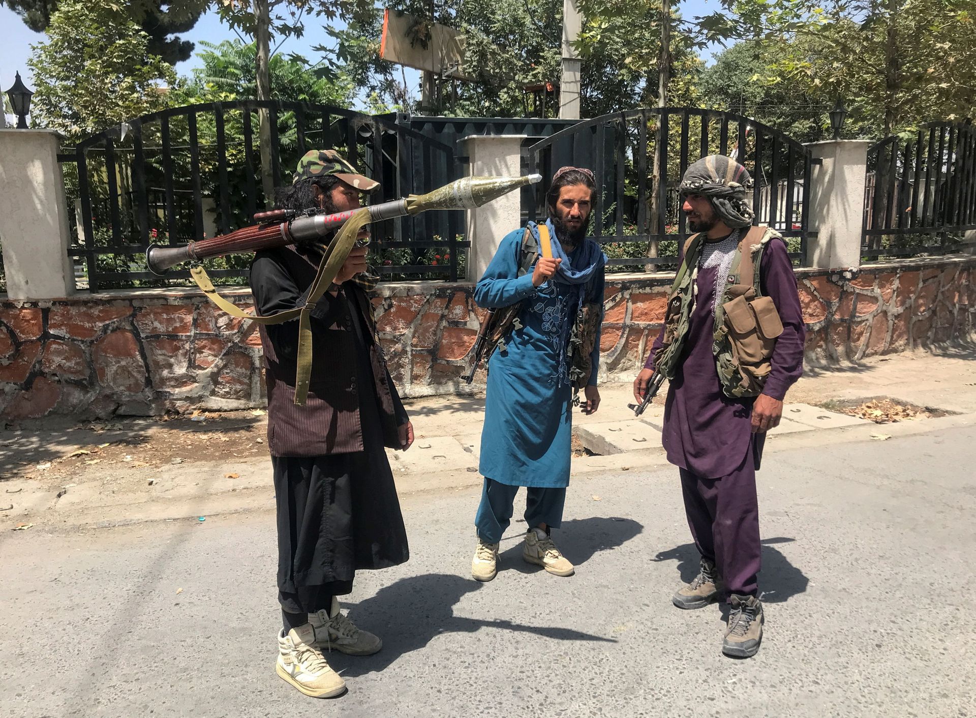 Taliban forces stand guard inside Kabul, Afghanistan August 16, 2021 - Sputnik International, 1920, 07.09.2021