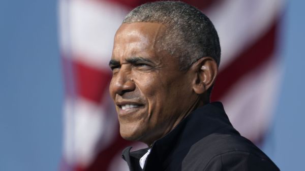 In this Nov. 2, 2020 file photo, former President Barack Obama speaks at a rally as he campaigns for Democratic presidential candidate former Vice President Joe Biden at Turner Field in Atlanta. In this Nov. 2, 2020 file photo, former President Barack Obama speaks at a rally as he campaigns for Democratic presidential candidate former Vice President Joe Biden at Turner Field in Atlanta. - Sputnik International