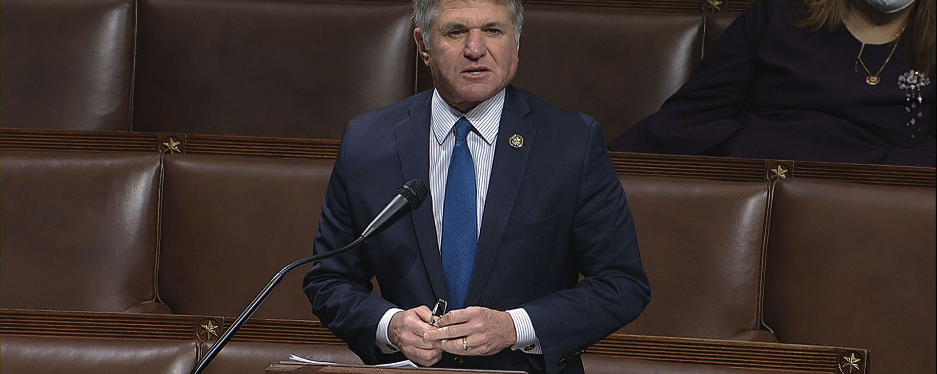 In this image from video, Rep. Michael McCaul, R-Texas, speaks on the floor of the House of Representatives at the U.S. Capitol in Washington, Thursday, April 23, 2020. In this image from video, Rep. Michael McCaul, R-Texas, speaks on the floor of the House of Representatives at the U.S. Capitol in Washington, Thursday, April 23, 2020. - Sputnik International, 1920, 17.01.2022
