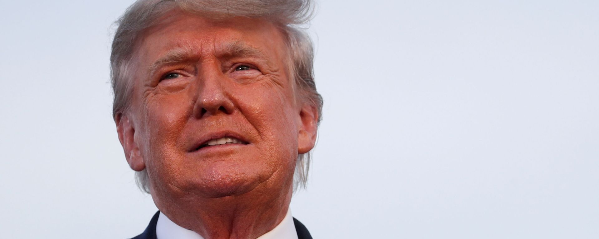 Former U.S. President Donald Trump looks on during his first post-presidency campaign rally at the Lorain County Fairgrounds in Wellington, Ohio, U.S., June 26, 2021. - Sputnik International, 1920, 21.10.2021