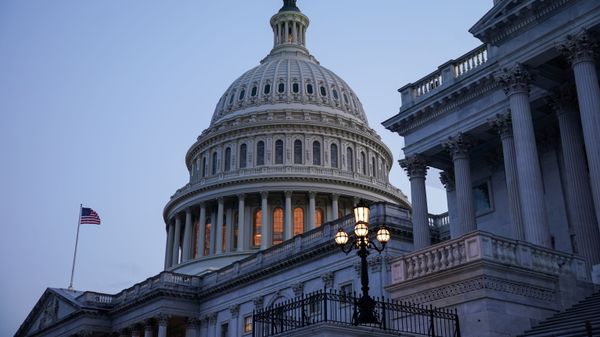 FILE PHOTO: The exterior of the U.S. Capitol is seen as Senators work to advance the bipartisan infrastructure bill in Washington, U.S., August 8, 2021. REUTERS/Sarah Silbiger/File Photo - Sputnik International