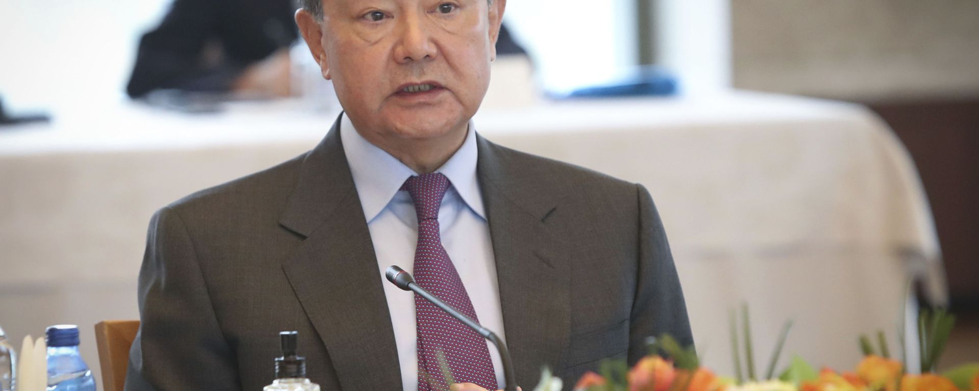 China's Foreign Minister Wang Yi talks during a meeting with Turkey's Foreign Minister Mevlut Cavusoglu, in Ankara, Turkey, Thursday, March 25, 2021. - Sputnik International, 1920, 24.05.2022