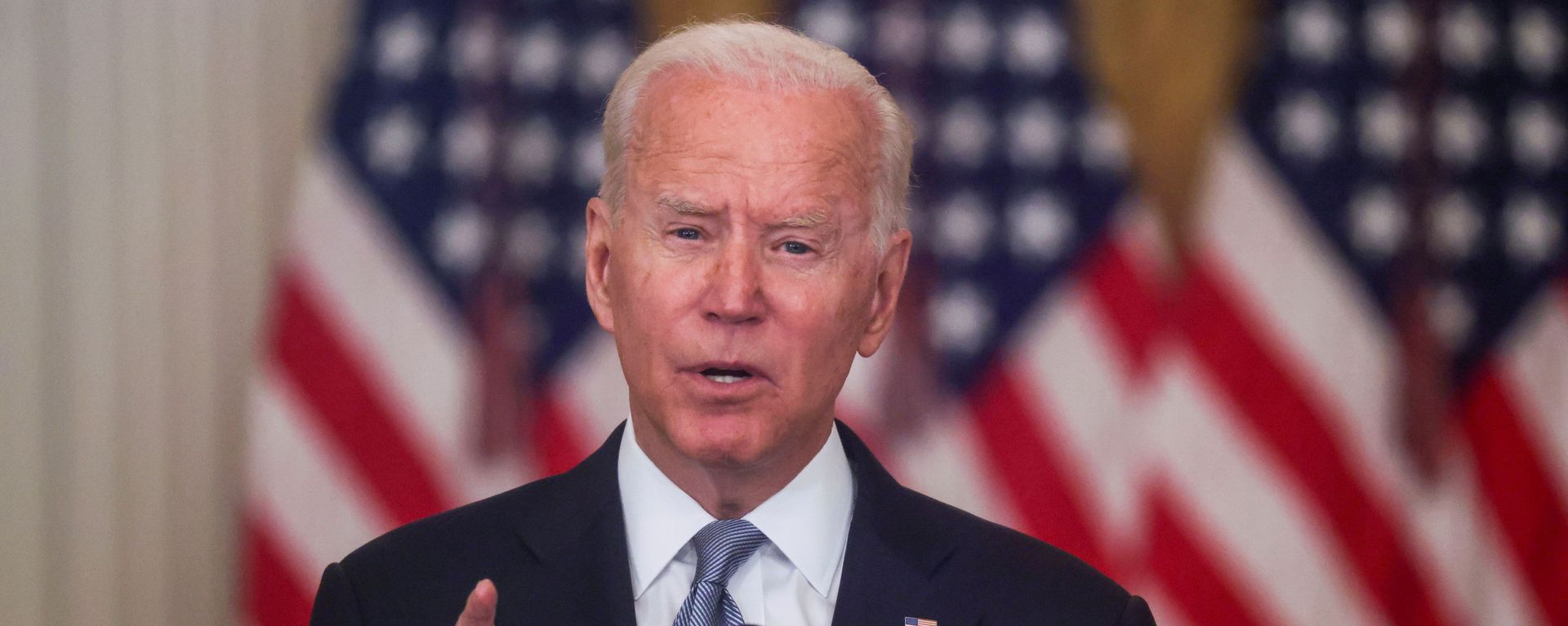 U.S. President Joe Biden delivers remarks on the crisis in Afghanistan during a speech in the East Room at the White House in Washington, U.S., August 16, 2021. U.S. President Joe Biden delivers remarks on the crisis in Afghanistan during a speech in the East Room at the White House in Washington, U.S., August 16, 2021. - Sputnik International, 1920, 20.08.2021