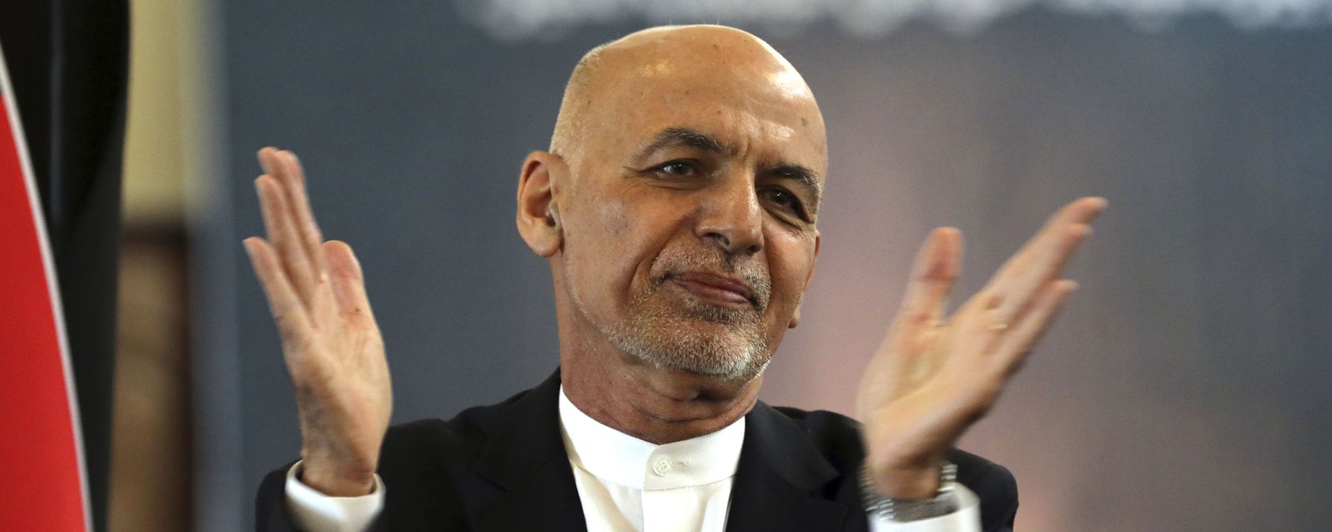 FILE - In this March 21, 2021 file photo, Afghan President Ashraf Ghani speaks during a ceremony celebrating the Persian New Year, Nowruz at the presidential palace in Kabul, Afghanistan. Afghanistan’s embattled president left the country Sunday, Aug. 15, 2021, joining his fellow citizens and foreigners in a stampede fleeing the advancing Taliban and signaling the end of a 20-year Western experiment aimed at remaking Afghanistan. FILE - In this March 21, 2021 file photo, Afghan President Ashraf Ghani speaks during a ceremony celebrating the Persian New Year, Nowruz at the presidential palace in Kabul, Afghanistan. Afghanistan’s embattled president left the country Sunday, Aug. 15, 2021, joining his fellow citizens and foreigners in a stampede fleeing the advancing Taliban and signaling the end of a 20-year Western experiment aimed at remaking Afghanistan. - Sputnik International, 1920, 27.09.2021