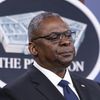 In this Aug. 18, 2021, photo, Secretary of Defense Lloyd Austin pauses while speaking during a media briefing at the Pentagon in Washington. - Sputnik International