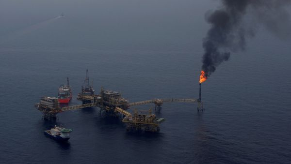 Pemex oil platform  Ku Maloob Zaap in the Bay of Campeche, Mexico, April 19, 2013 - Sputnik International