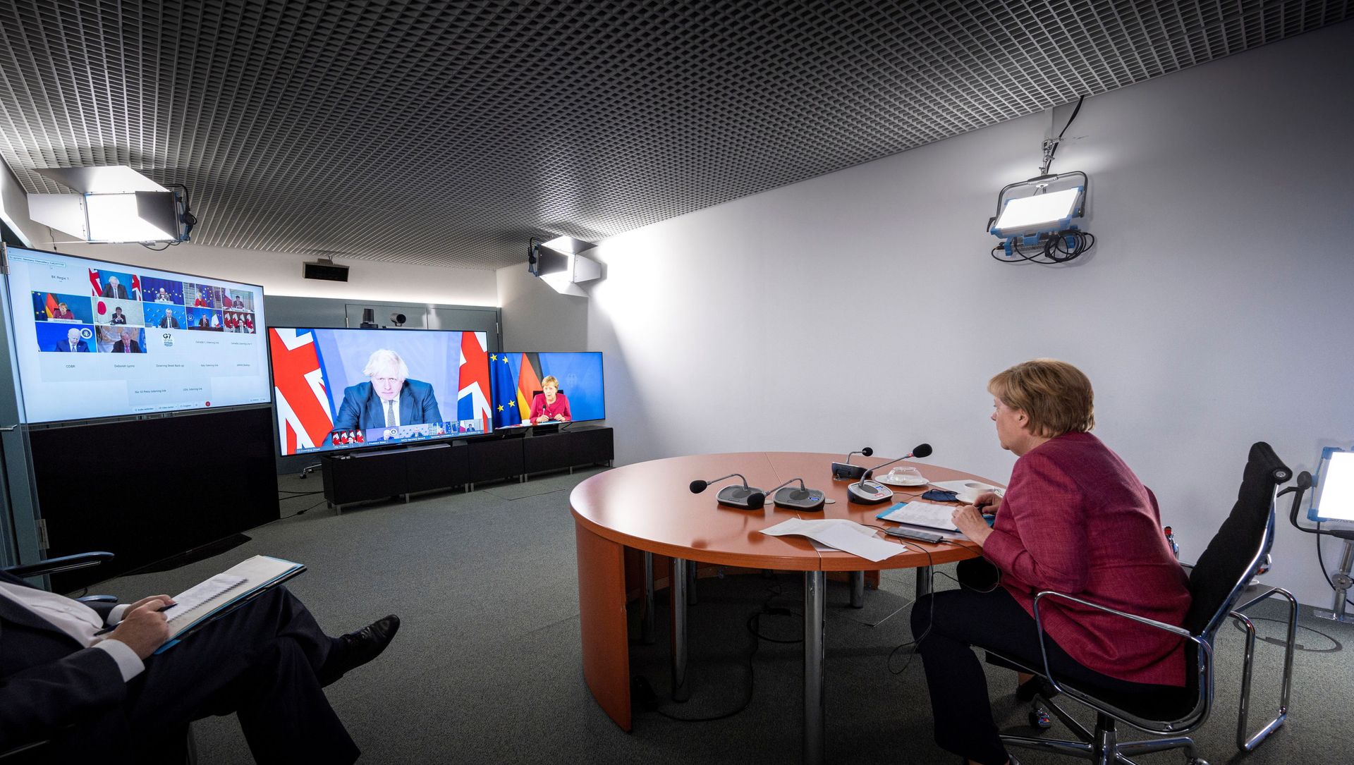 German Chancellor Angela Merkel attends G7 meeting on Afghanistan in Berlin, Germany, August 24, 2021 German Chancellor Angela Merkel attends G7 meeting on Afghanistan in Berlin, Germany, August 24, 2021 - Sputnik International, 1920, 24.08.2021
