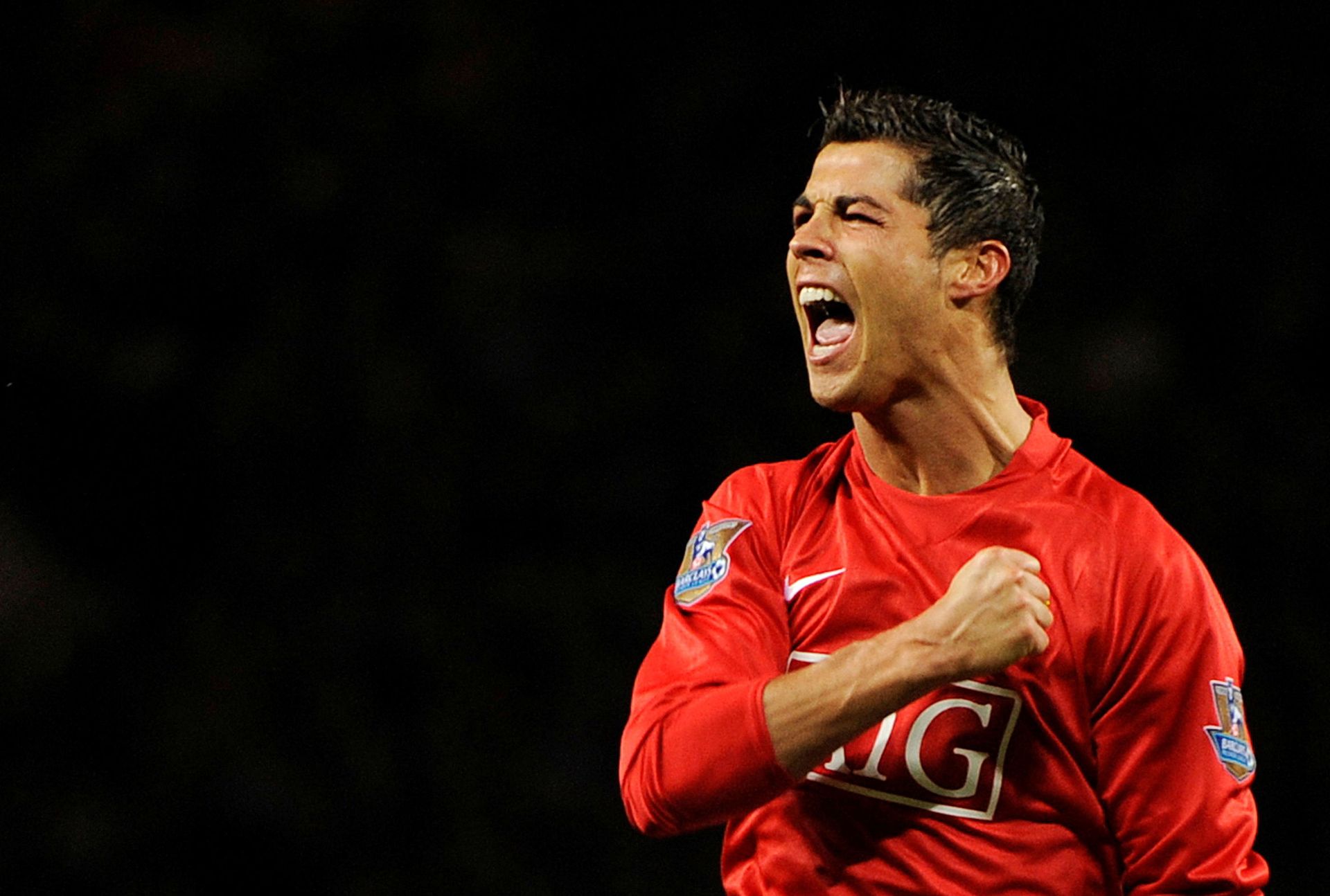 Manchester United's Cristiano Ronaldo celebrates scoring their first goal Manchester United's Cristiano Ronaldo celebrates scoring their first goal - Sputnik International, 1920, 07.09.2021