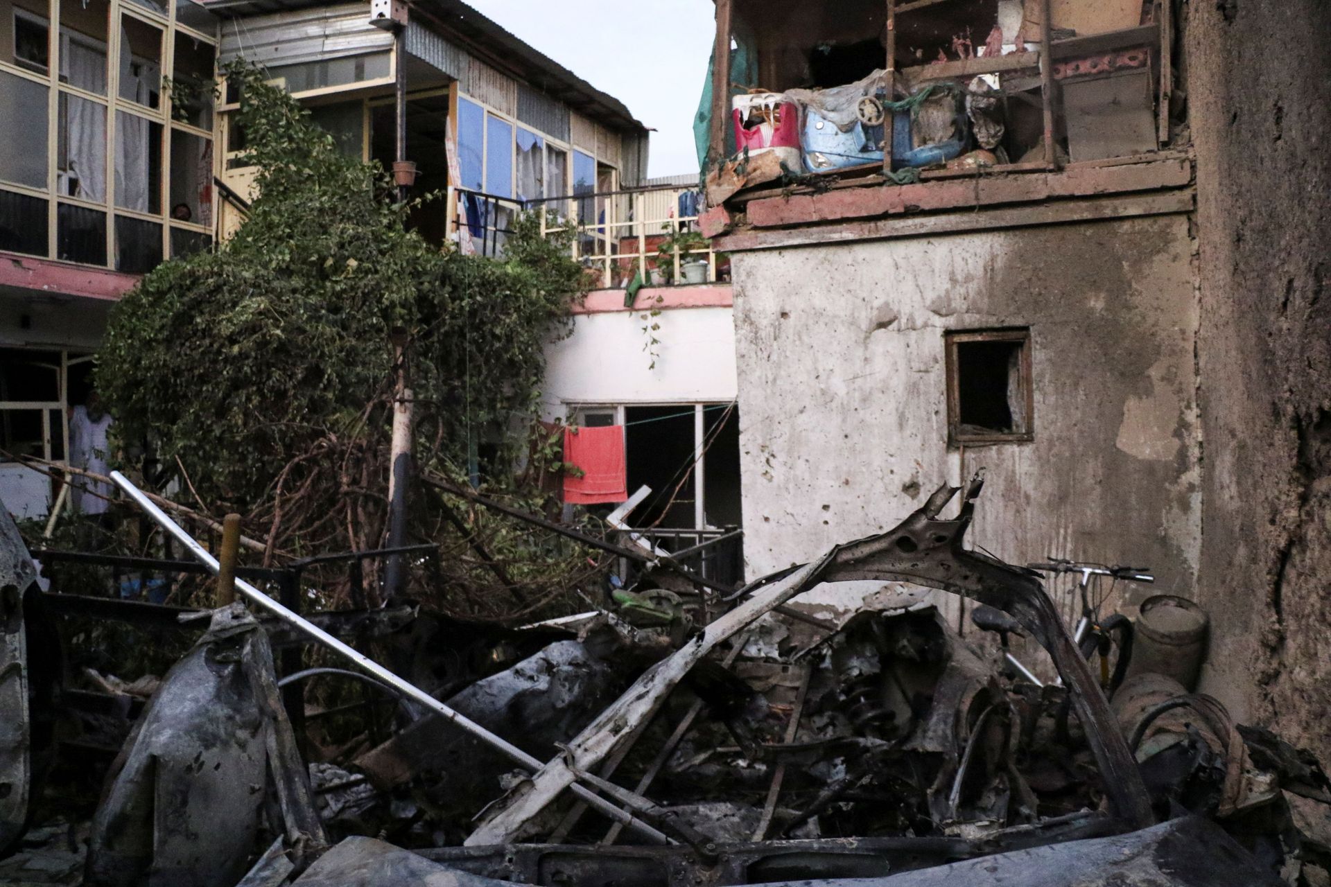 General view of a residence house destroyed after a rocket attack in Kabul, Afghanistan August 29, 2021. - Sputnik International, 1920, 14.11.2021