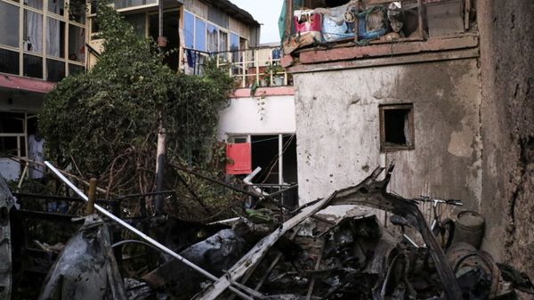 General view of a residence house destroyed after a rocket attack in Kabul, Afghanistan August 29, 2021. - Sputnik International