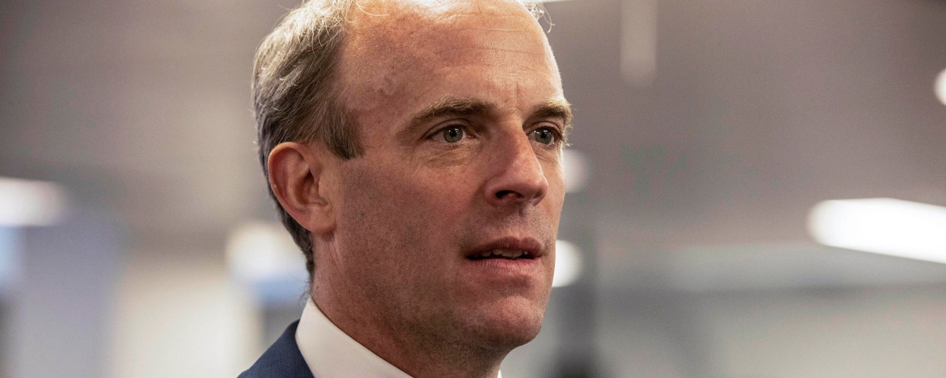 Britain's Foreign Secretary Dominic Raab looks on during a visit of Britain's Prime Minister Boris Johnson at the The Foreign, Commonwealth and Development Office (FCDO) Crisis Centre in London, Britain August 27, 2021 Britain's Foreign Secretary Dominic Raab looks on during a visit of Britain's Prime Minister Boris Johnson at the The Foreign, Commonwealth and Development Office (FCDO) Crisis Centre in London, Britain August 27, 2021 - Sputnik International, 1920, 31.08.2021