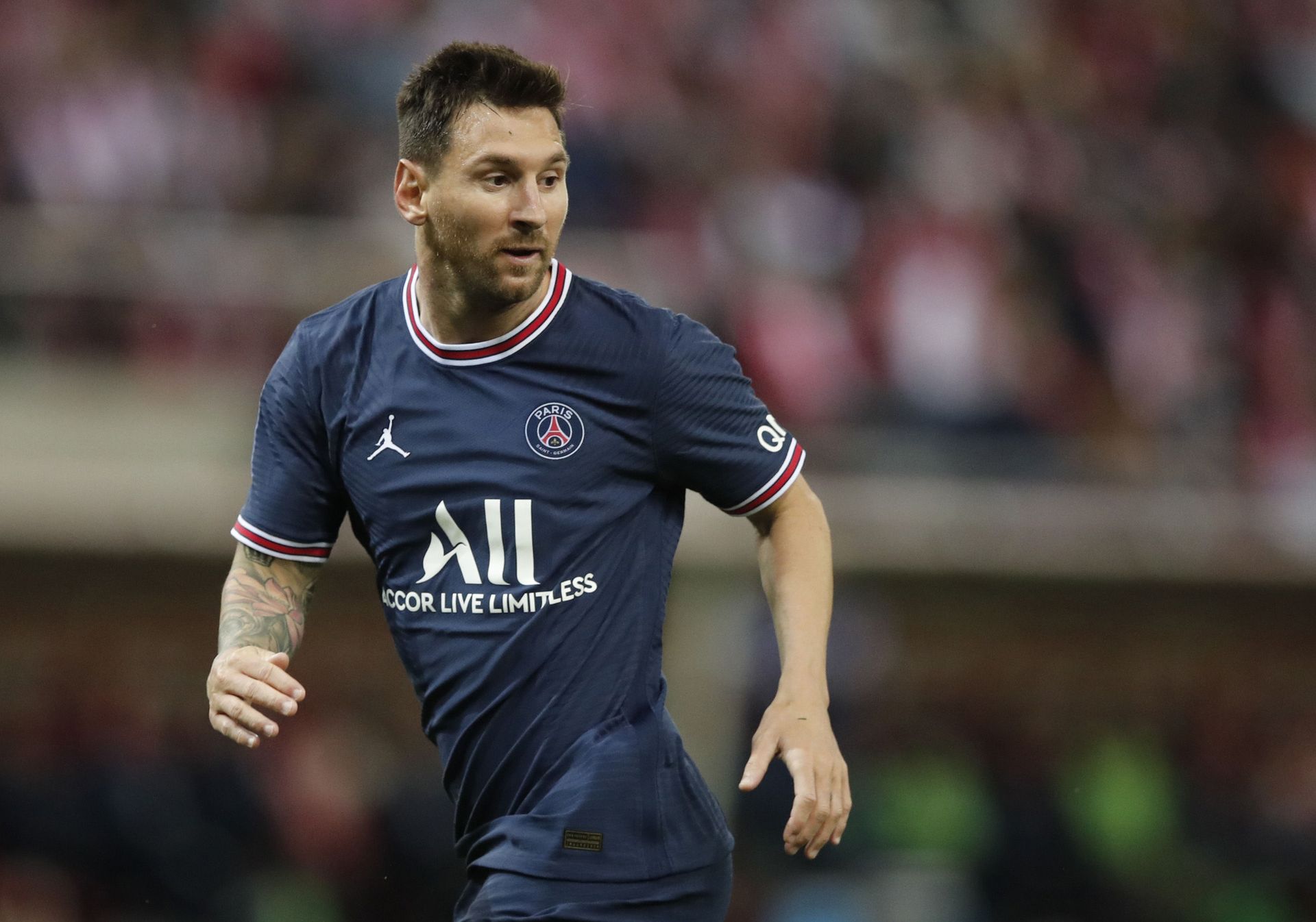 Soccer Football - Ligue 1 - Stade de Reims v Paris St Germain - Stade Auguste-Delaune, Reims, France - August 29, 2021 Paris St Germain's Lionel Messi Soccer Football - Ligue 1 - Stade de Reims v Paris St Germain - Stade Auguste-Delaune, Reims, France - August 29, 2021 Paris St Germain's Lionel Messi - Sputnik International, 1920, 23.02.2022