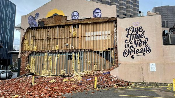 The Karnofsky shop suffers severe damage after Hurricane Ida pummeled New Orleans with strong winds in Louisiana, U.S., August 30, 2021. - Sputnik International