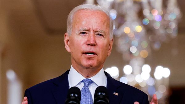U.S. President Joe Biden delivers remarks on Afghanistan during a speech in the State Dining Room at the White House in Washington, U.S., August 31, 2021. - Sputnik International