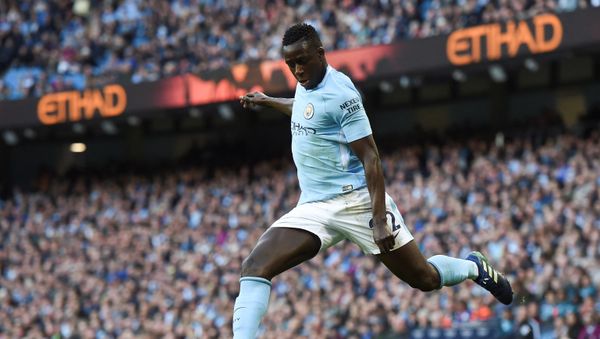 (FILES) In this file photo taken on April 22, 2018 Manchester City's French defender Benjamin Mendy crosses the ball during the English Premier League football match between Manchester City and Swansea at the Etihad Stadium in Manchester, north west England, on April 22, 2018 (FILES) In this file photo taken on April 22, 2018 Manchester City's French defender Benjamin Mendy crosses the ball during the English Premier League football match between Manchester City and Swansea at the Etihad Stadium in Manchester, north west England, on April 22, 2018 - Sputnik International