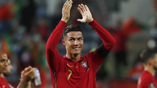 Soccer Football - World Cup - UEFA Qualifiers - Group A - Portugal v Republic of Ireland - Estadio Algarve, Almancil, Portugal - September 1, 2021 Portugal's Cristiano Ronaldo celebrates after the match  - Sputnik International