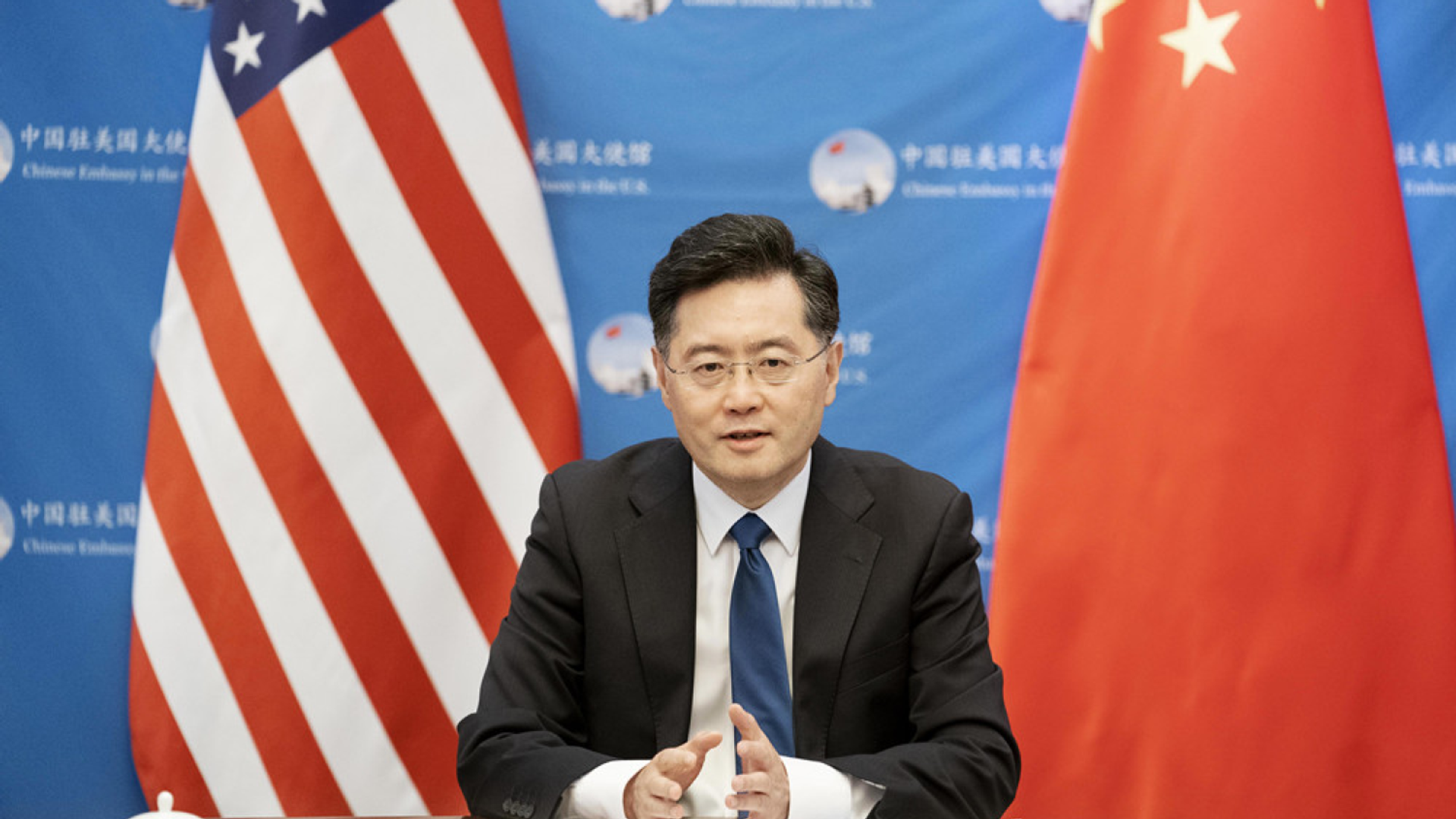 Chinese ambassador to the United States Qin Gang speaks at an August 31, 2021, event Chinese ambassador to the United States Qin Gang speaks at an August 31, 2021, event - Sputnik International, 1920, 05.08.2022