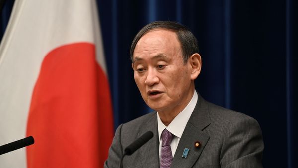 Japan's Prime Minister Yoshihide Suga speaks during a news conference at the prime minister's office, amid the coronavirus disease (COVID-19) pandemic, in Tokyo, Japan August 25, 2021.  - Sputnik International