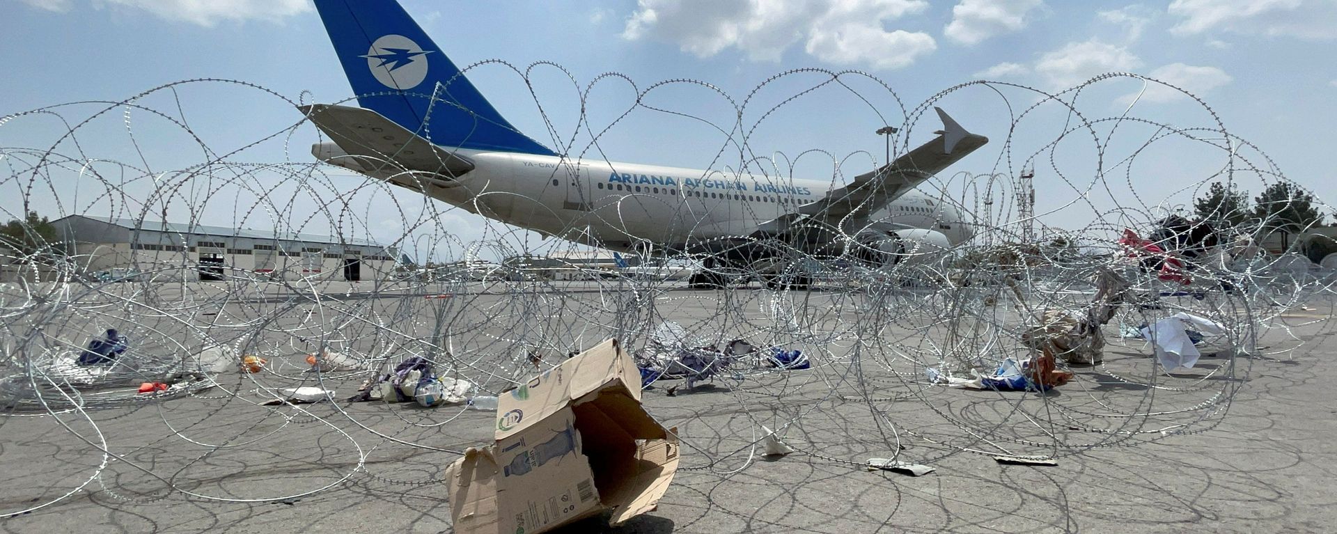 A commercial airplane is seen at the Hamid Karzai International Airport a day after U.S troops withdrawal in Kabul, Afghanistan August 31, 2021 A commercial airplane is seen at the Hamid Karzai International Airport a day after U.S troops withdrawal in Kabul, Afghanistan August 31, 2021 - Sputnik International, 1920, 13.12.2021