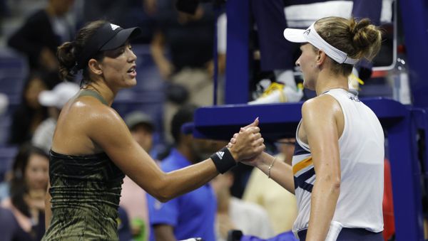 Sep 5, 2021; Flushing, NY, USA; Barbora Krejcikova of Czech Republic (R) shakes hands with Garbine Muguruza of Spain (L) after their match on day seven of the 2021 U.S. Open tennis tournament at USTA Billie Jean King National Tennis Center. - Sputnik International