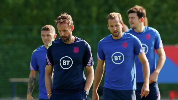 England manager Gareth Southgate and Harry Kane during training England manager Gareth Southgate and Harry Kane during training - Sputnik International