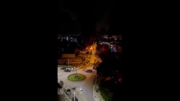 At least 14 people died and over 20 more were injured as a result of a fire that hit a hospital for COVID-19 patients in North Macedonia's northwestern city of Tetovo, media reported on September 9, 2021. - Sputnik International