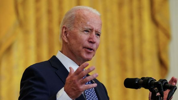 U.S. President Joe Biden delivers remarks in honor of labor unions in the East Room at the White House in Washington, U.S., September 8, 2021. - Sputnik International