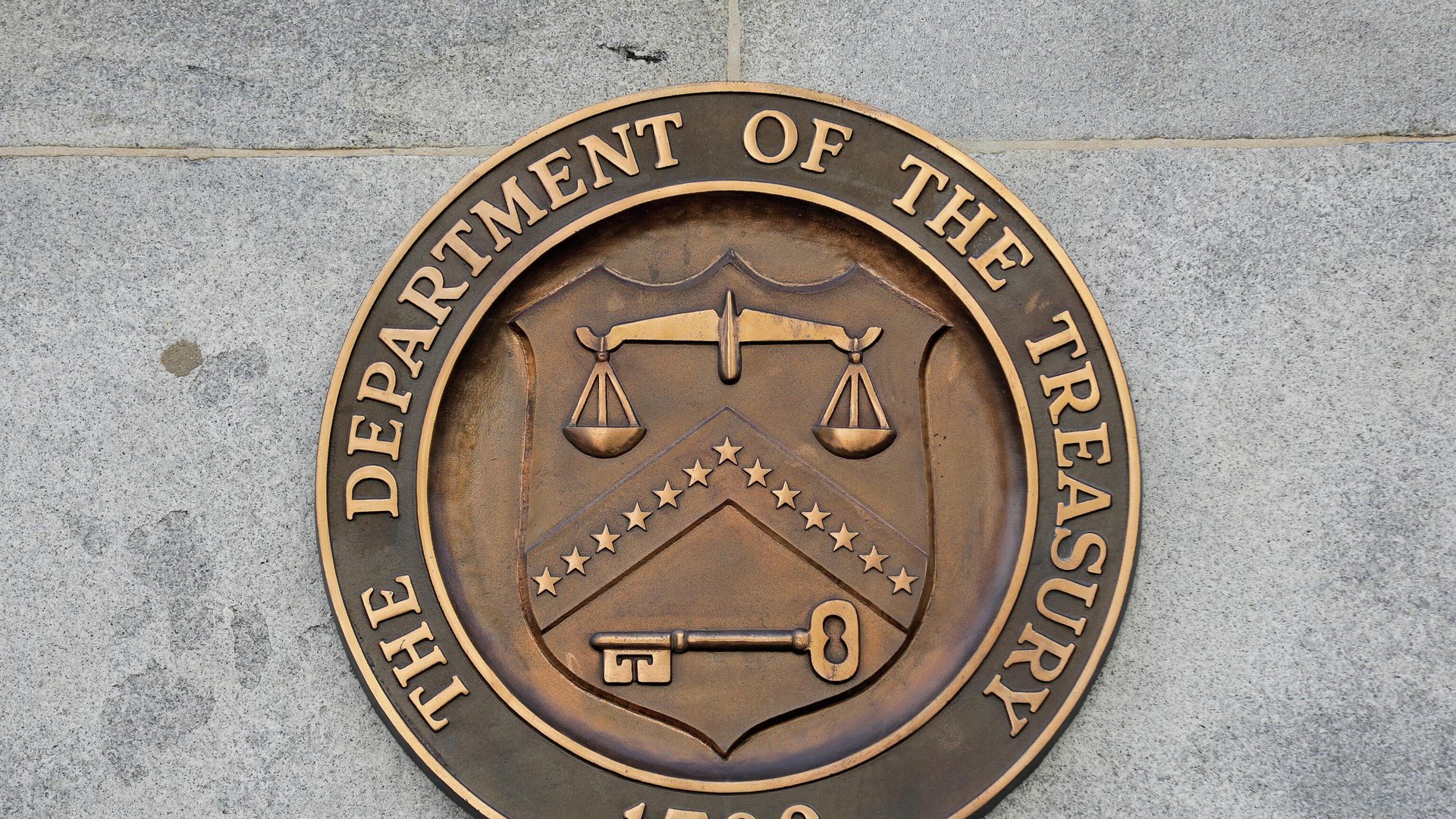 Signage is seen at the United States Department of the Treasury headquarters in Washington, D.C., U.S., August 29, 2020. - Sputnik International, 1920, 09.09.2021
