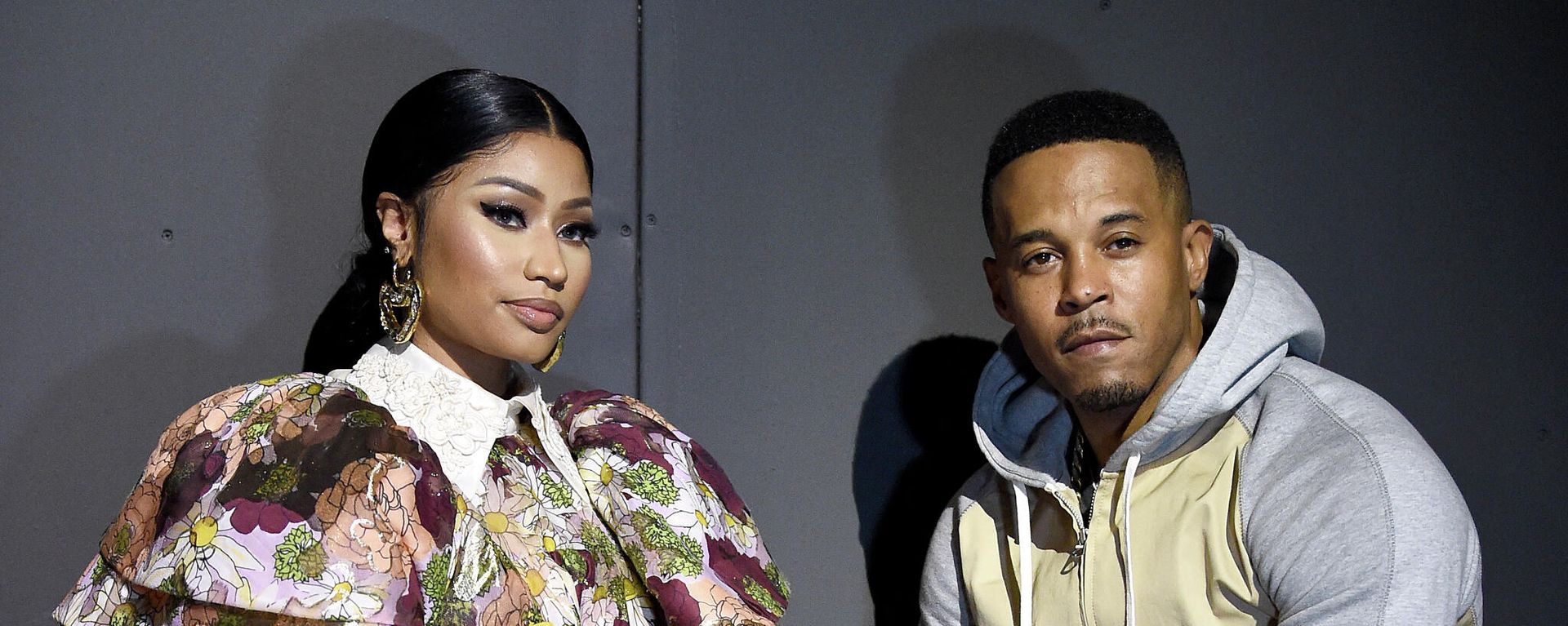 NEW YORK, NEW YORK - FEBRUARY 12: Nicki Minaj and Kenneth Petty attend the Marc Jacobs Fall 2020 runway show during New York Fashion Week on February 12, 2020 in New York City - Sputnik International, 1920, 14.09.2021