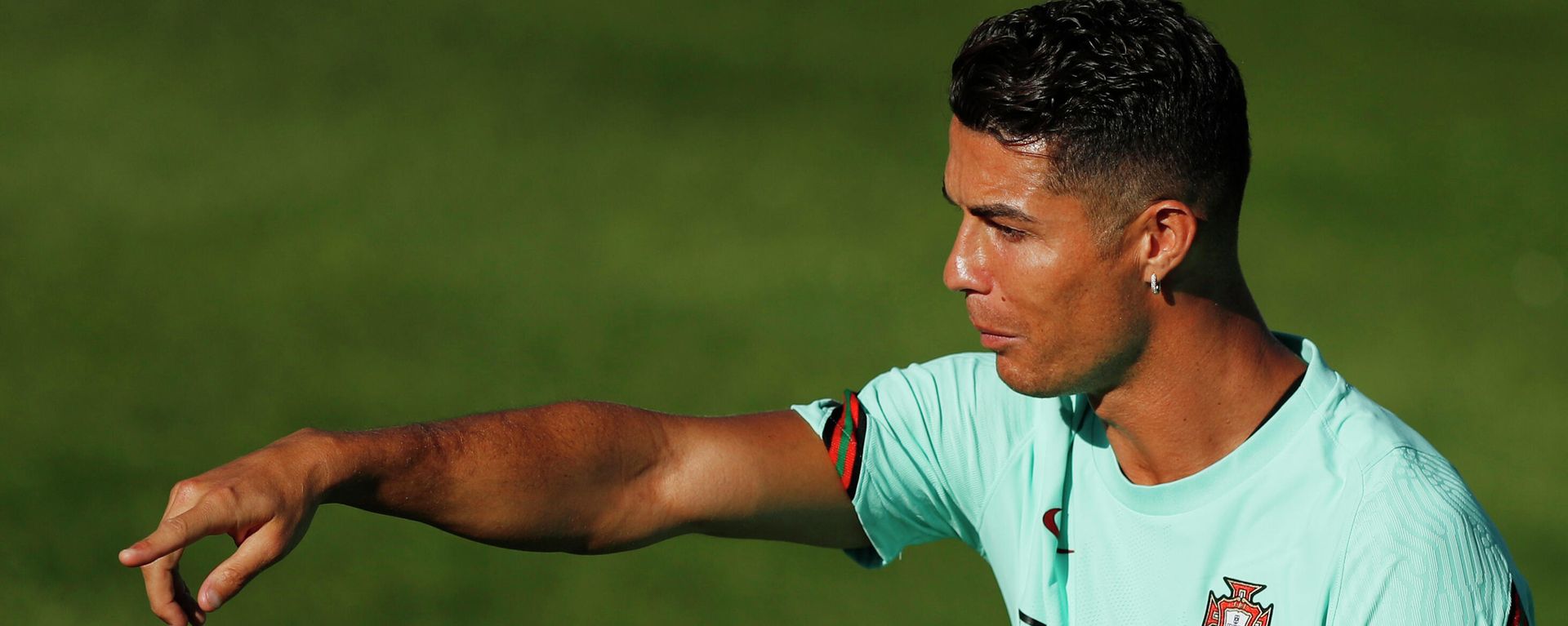 Soccer Football - World Cup - UEFA Qualifiers - Portugal Training - Cidade do Futebol, Lisbon, Portugal - August 30, 2021 Portugal's Cristiano Ronaldo during training Soccer Football - World Cup - UEFA Qualifiers - Portugal Training - Cidade do Futebol, Lisbon, Portugal - August 30, 2021 Portugal's Cristiano Ronaldo during training - Sputnik International, 1920, 11.09.2021